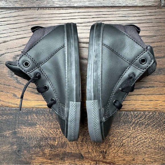 Converse Black High-Top Kids Sneakers - Picture 6 of 10